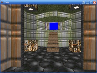 Textured floors and ceilings.