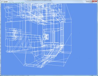 Vertices are joined up by edges (rendered here as lines) to form faces.