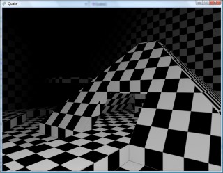 Texture test - a single texture is aligned against all faces.