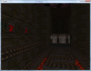 Quake's embedded textures drawn on all faces (including invisible trigger brushes!)
