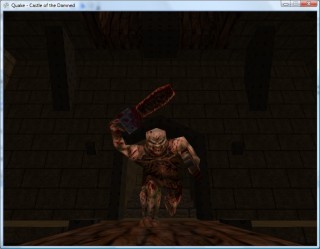 An Ogre placed in the level by parsing the entity lump.