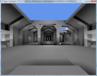 Continued lightmap glitches (above central arch).
