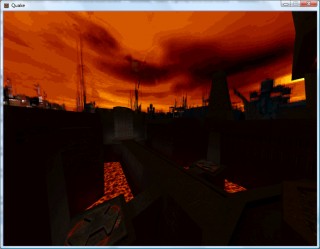 Quake 2 skybox.